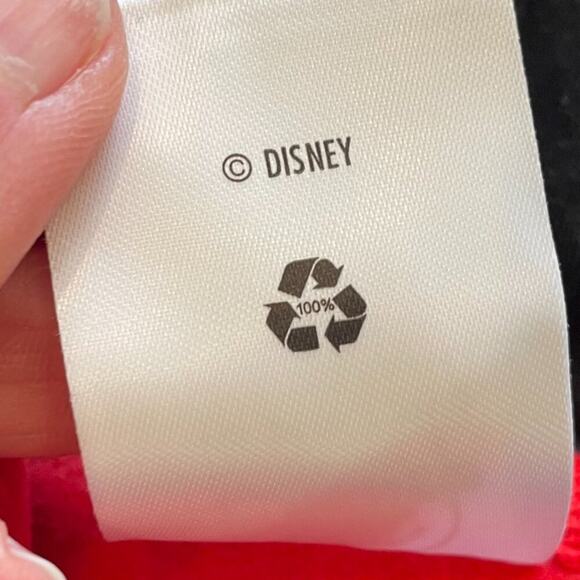 Disney Girls Minnie Mouse Red/Black Fleece Zip Up Hoodie, Mouse Ears, 2T - Picture 15 of 16